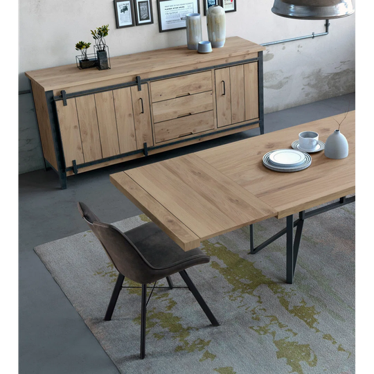 Evaggelia Extendable Trestle Dining Table