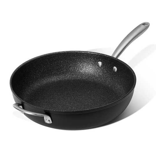 Prestige - Scratch Guard - Large Non-stick Frying Pan With Glass Lid - Durable Cookware - Toughened Non-stick - Induction Suitable - Dishwasher And Ov