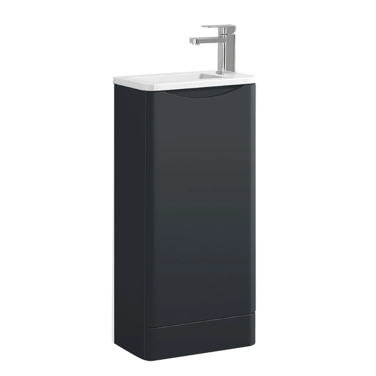 Aolani 400mm Free-standing Cloakroom Vanity Unit