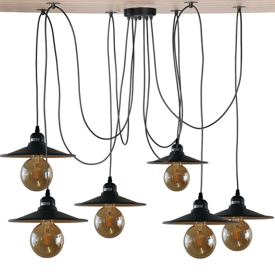 Hodge 6 - Light Cluster Cone Pendant