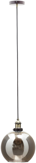 BHS Bronx Industrial Glass Ball Pendant - Bronze