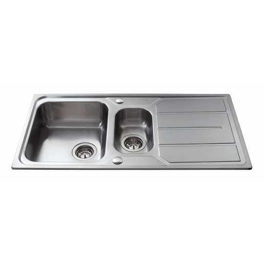 97cm x 50cm 1.5 Bowl Inset Kitchen Sink
