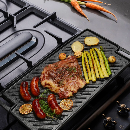 Samir Non-Stick Reversible Cast Iron Griddle
