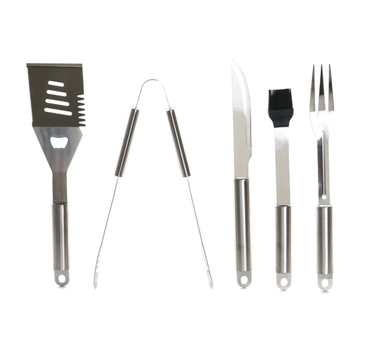 Kenwood Barbecue Metal 5 Piece Metal Grilling Tool Set