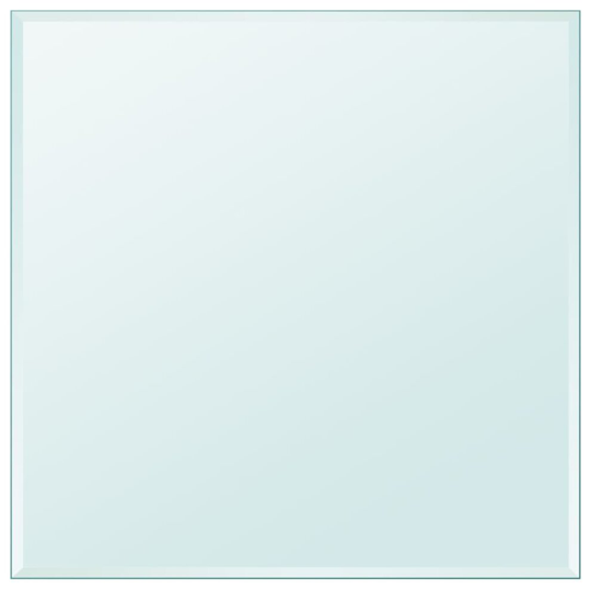 vidaXL Table Top Tempered Glass Square 800x800mm Replacement Protector Cover
