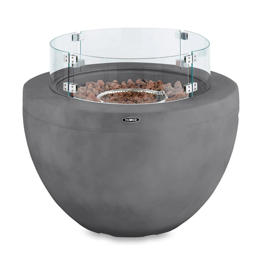 43Cm H x 76Cm W Propane Outdoor Fire Pit