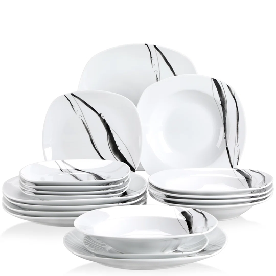 Teresc 18 Piece Dinnerware Set, Service for 6