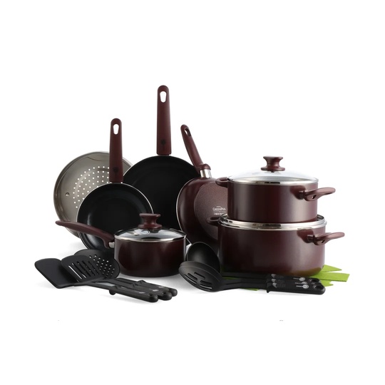 GreenPan Cambridge 15 Piece Aluminium Non-Stick Cookware Set