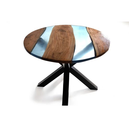 Herdon 110 Cm Iron Pedestal Dining Table