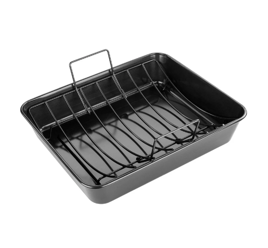 33cm Extra Large Non-Stick Roaster with Roasting Rack