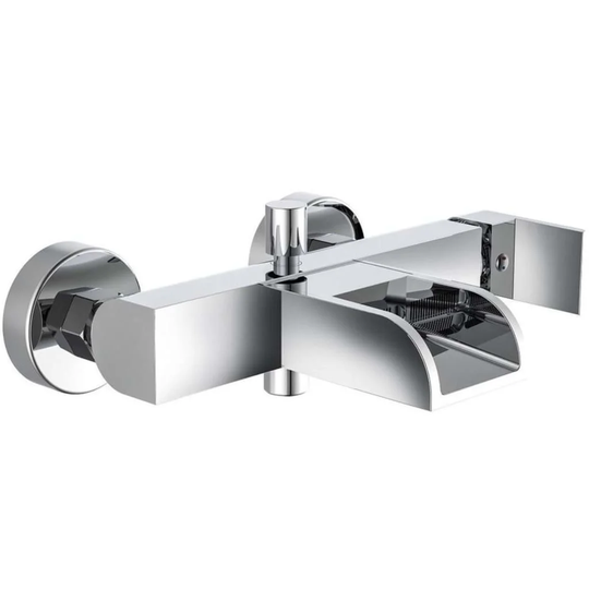 Schütte Bath Mixer with Waterfall Spout Idrovia Chrome