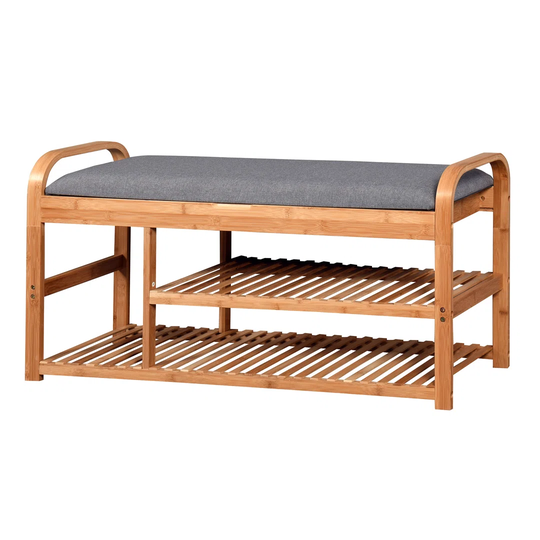 Gepolsterte Sitzbank Little Sodbury aus Holz