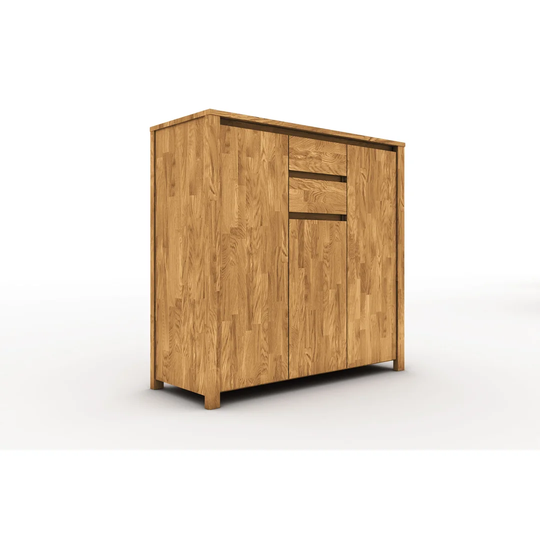Fugate 115 Cm Wide 2 Drawer Oak Solid Wood Sideboard