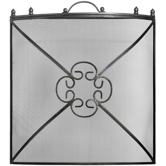 Frasier 1 Panel Steel Fireplace Screen