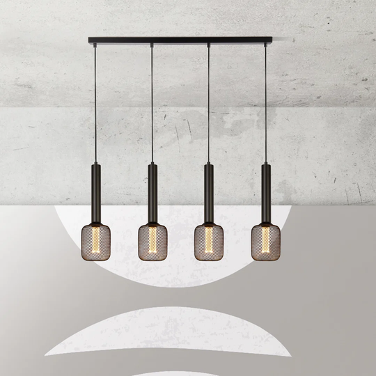 Vineyards 4 -Light Kitchen Island Bulb Pendant