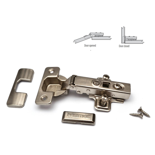 10 x GTV SOFT CLOSE 35mm KITCHEN CABINET DOOR HINGE PLATE & SCREWS