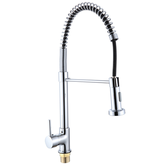 Kitchen Mixer Tap Pull-out Hose Spray Chrome Basin Sink Faucet Taps