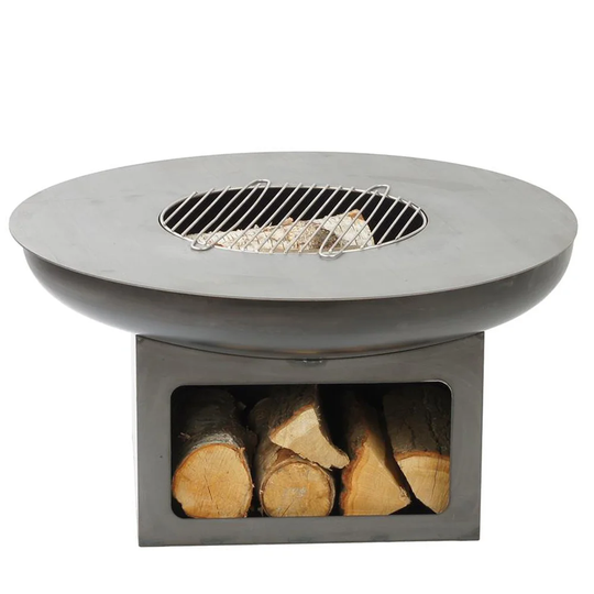 Cartland Steel Charcoal/Wood Burning Fire Pit