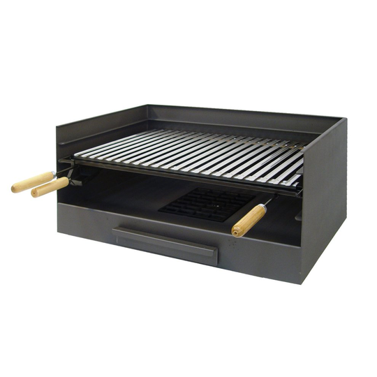 IMEX EL ZORRO 71514 Barbecue Tray with Stainless Steel Grill Pan