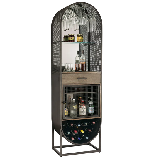 Firewater Bar with Wine Storage