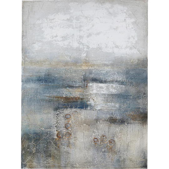 'Into the Night' - Picture Frame Painting Print on Canvas