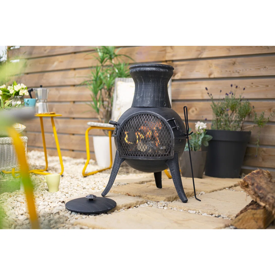 Iron Wood Burning Chiminea