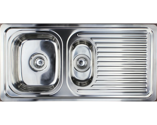 Gretchen 100cm x 50cm Double Bowl Kitchen Sink