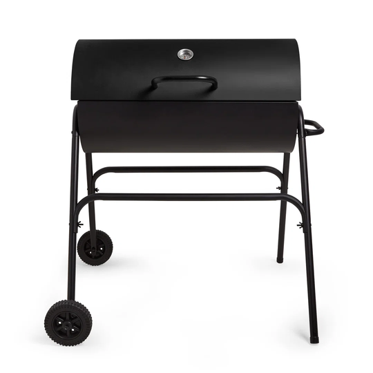 VonHaus 70cm Barrel Charcoal BBQ