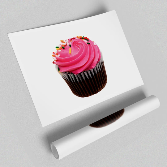 Pink Cupcake Sprinkle - Photograph Print on Paper