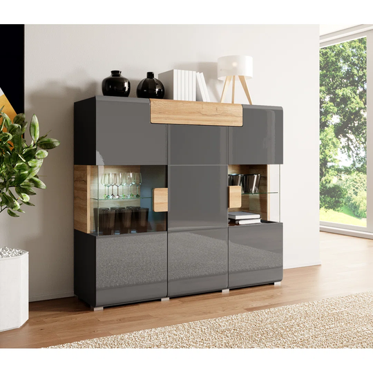 Febin 208 Cm Wide 2 Drawer Sideboard