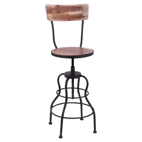 Demetria Height Adjustable Swivel Bar Stool