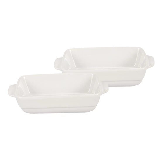 Auflaufformen-Set Eckig 20.5 cm x 11 cm