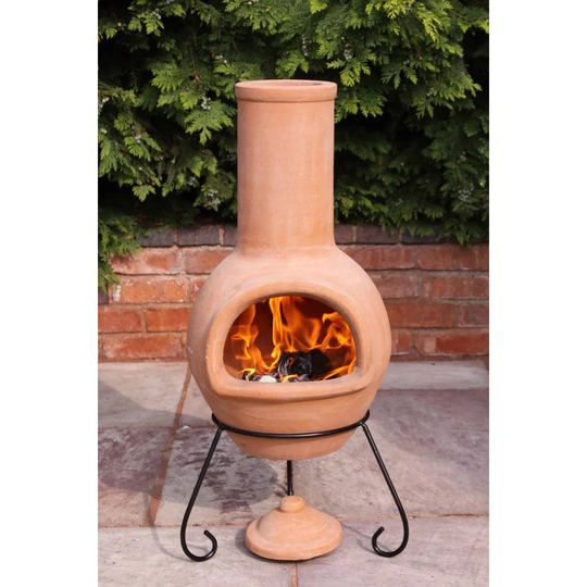 Colima Large Mexican Clay Chimenea