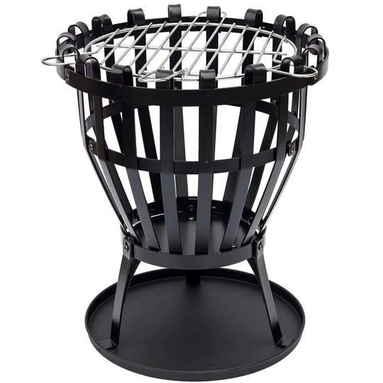 Bulle 50Cm H x 40Cm W Steel Wood Burning Outdoor Fire Pit