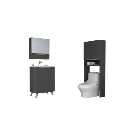 Veans 3 Piece Bathroom Furniture Suite
