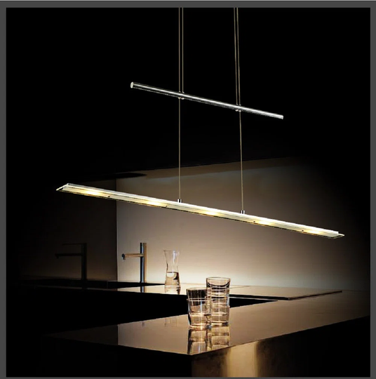 Mangrum 1-Light Kitchen Island Linear LED Pendant