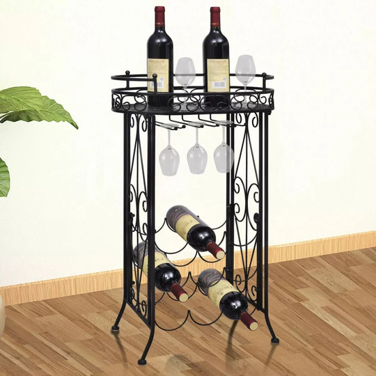 Ortrun 9 Bottle Wine Rack