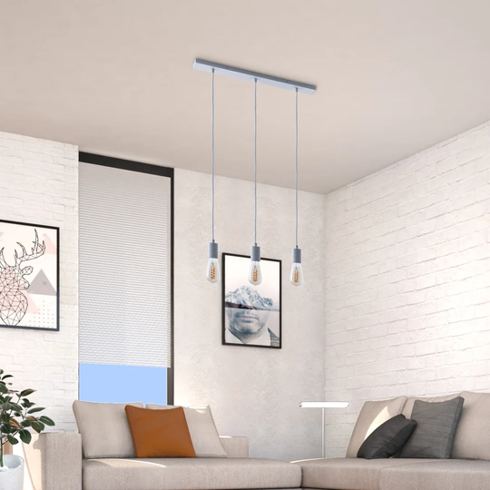 Rosalee 3-Light Kitchen Island Bulb Pendant