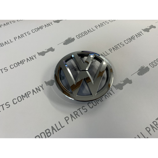 VW Caddy 11-15 Front Badge Grille Badge Chrome Replacement Badge 135mm