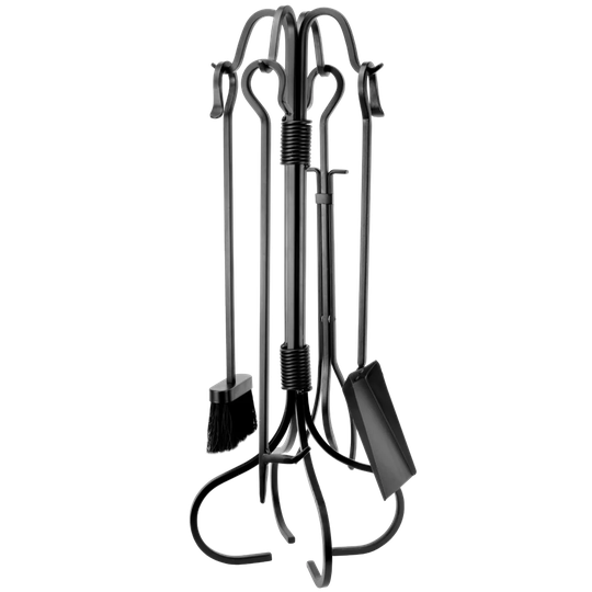 Nevis 5 Piece Steel Fireplace Tool Set