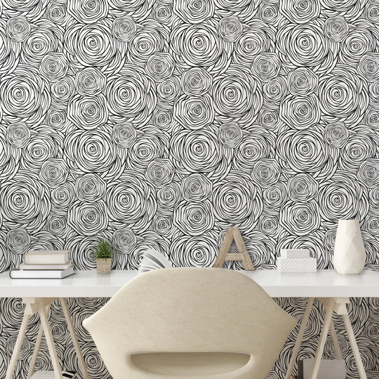 Beeville Matte Peel & Stick Wallpaper Roll