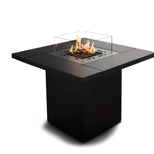 Desilva 80cm H x 90cm W Stainless Steel Propane Outdoor Fire Pit