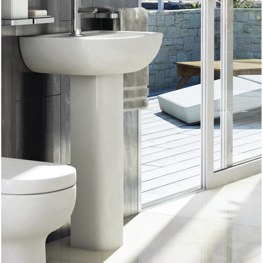 K-Vit Studio 550mm 1 Tap Hole Basin - No Pedestal
