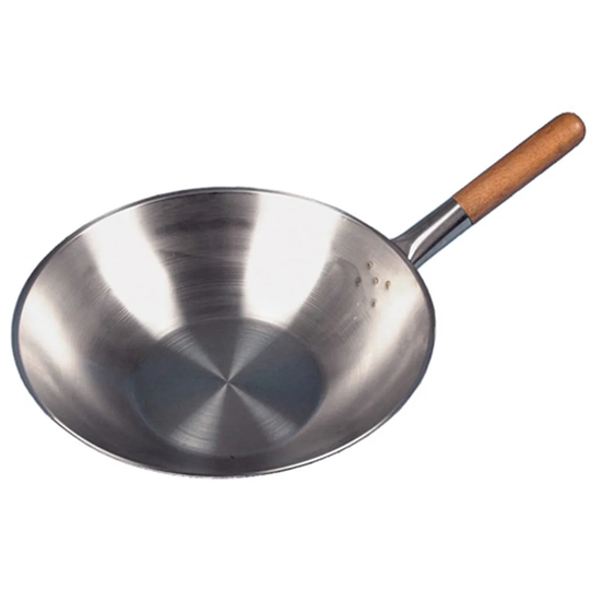 33cm Stainless Steel Wok