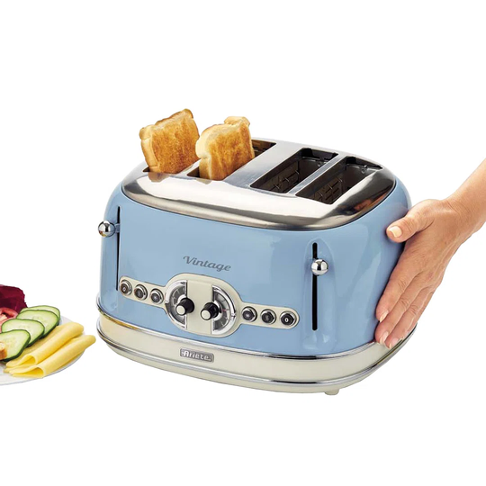 Ariete Vintage 1.7L Dome Kettle And 4 Slice Toaster Pack
