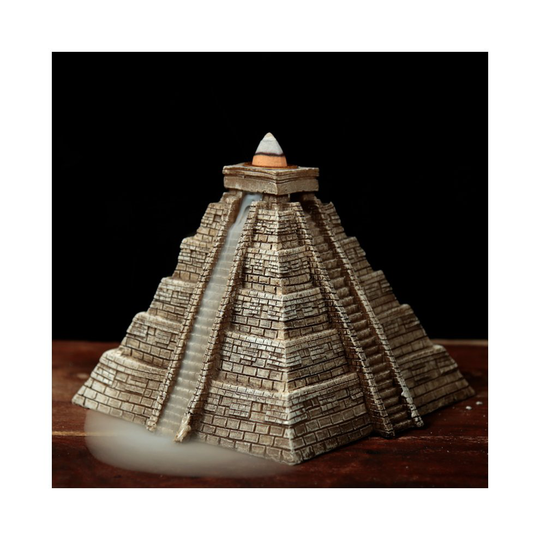 Aztec Pyramid Backflow Incense Burner