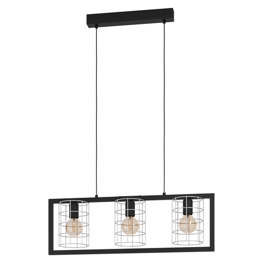 Michell 3-Light Kitchen Island Rectangle Pendant