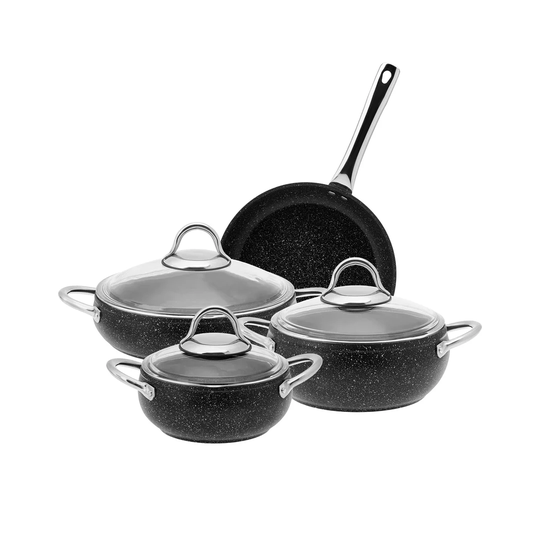 Belfry Kitchen Wawona 7 Pieces Aluminium Non Stick Cookware Set