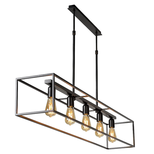 Bomar 5-Light Square/Rectangle Pendant