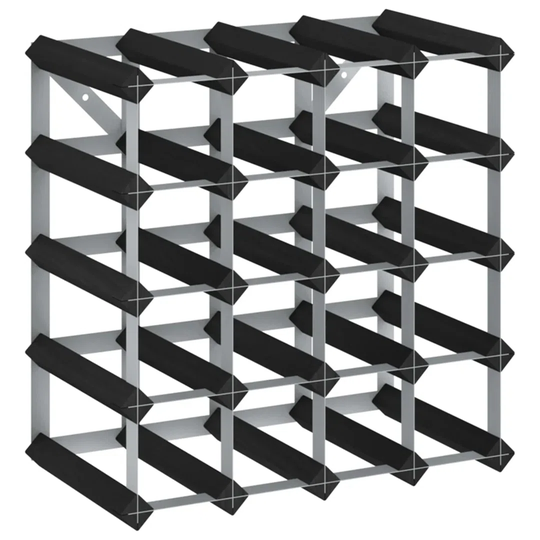 Reyes 20 Bottle Floor Wine Bottle Rack in Black